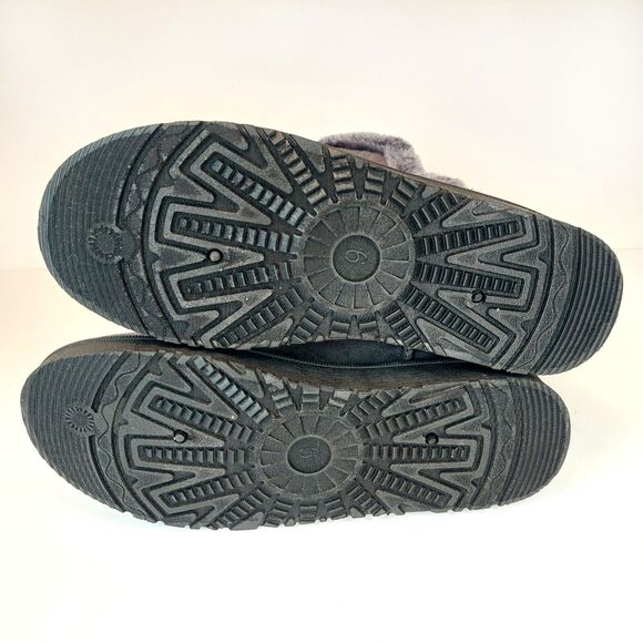 Sag Habor Gray Bailey Button Bling Faux Suede Fur Lined Boots Sz 9 - Picture 5 of 8